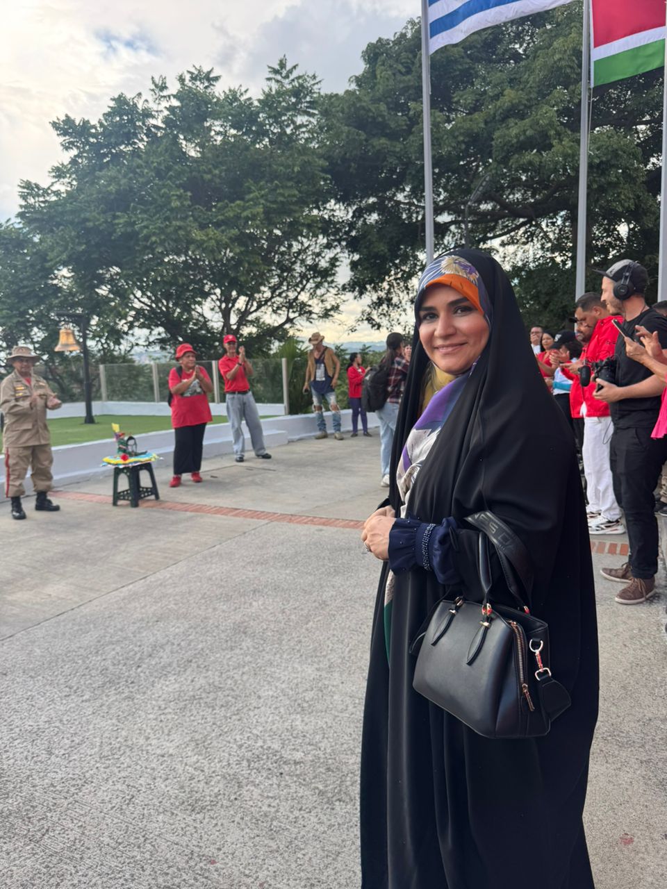 La presencia del valiente presentador de la República Islámica de Irán en Venezuela